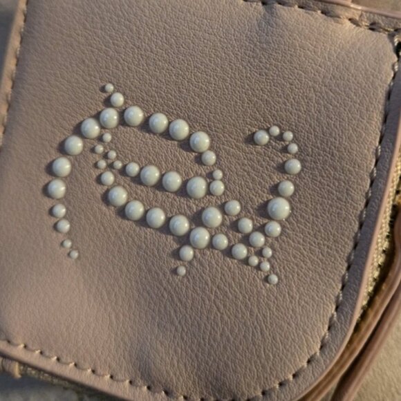 Juicy Couture String Of Pearls Satchel Pink  Diamond Y2K NWT - Picture 4 of 6